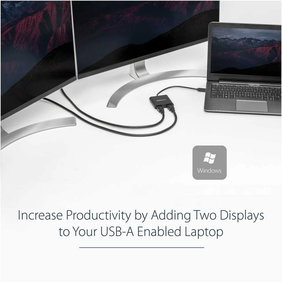 „StarTech“ USB ADAPTERIS PRIE HDMI 4K/M/F 2 KANALŲ GARSO