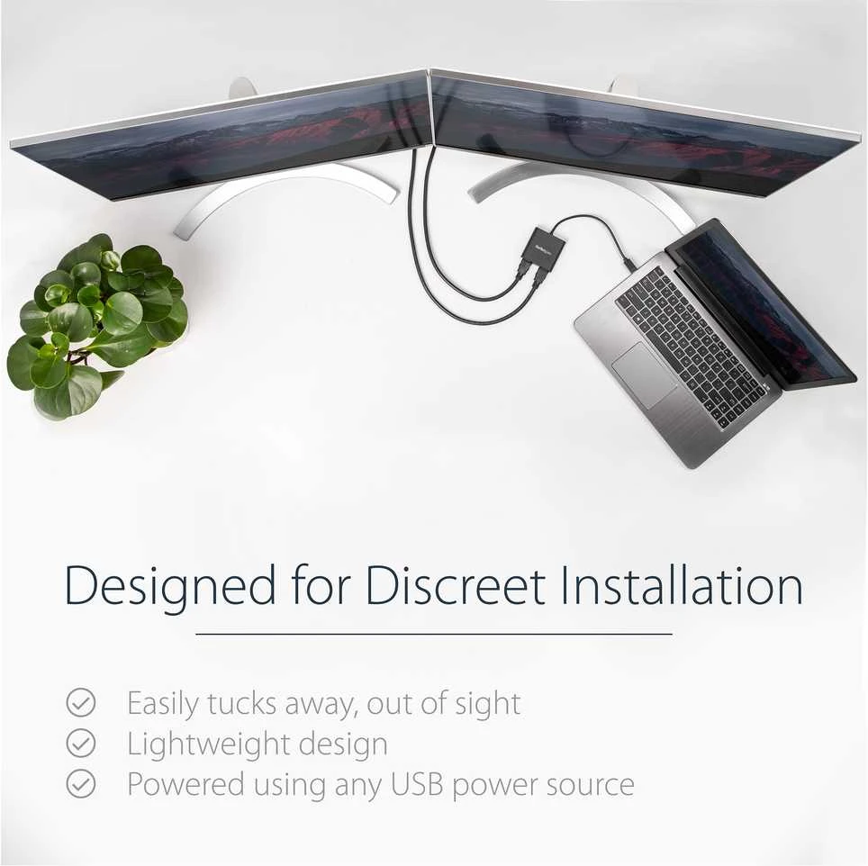„StarTech“ USB ADAPTERIS PRIE HDMI 4K/M/F 2 KANALŲ GARSO
