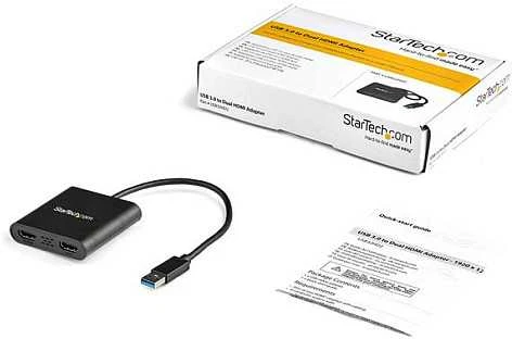 „StarTech“ USB ADAPTERIS PRIE HDMI 4K/M/F 2 KANALŲ GARSO