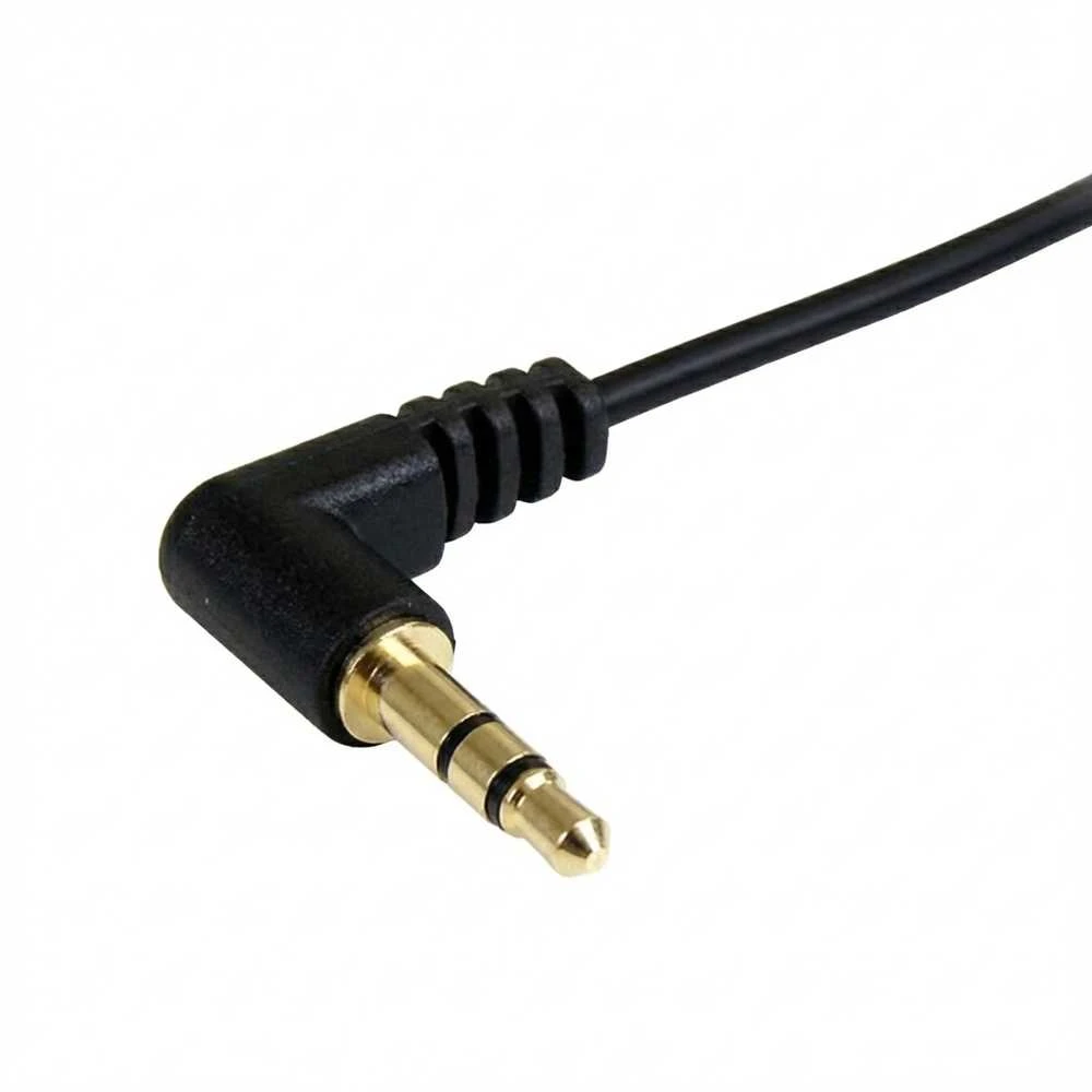 Kabelis StarTech Jack 3.5mm - Jack 3.5mm 0.3m juoda (MU1MMSRA)