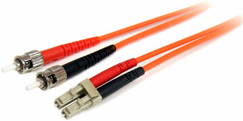 „StarTech Fiber Optic Patchcord LC“ – ST, 62,5/125, 3 m (FIBLCST3)