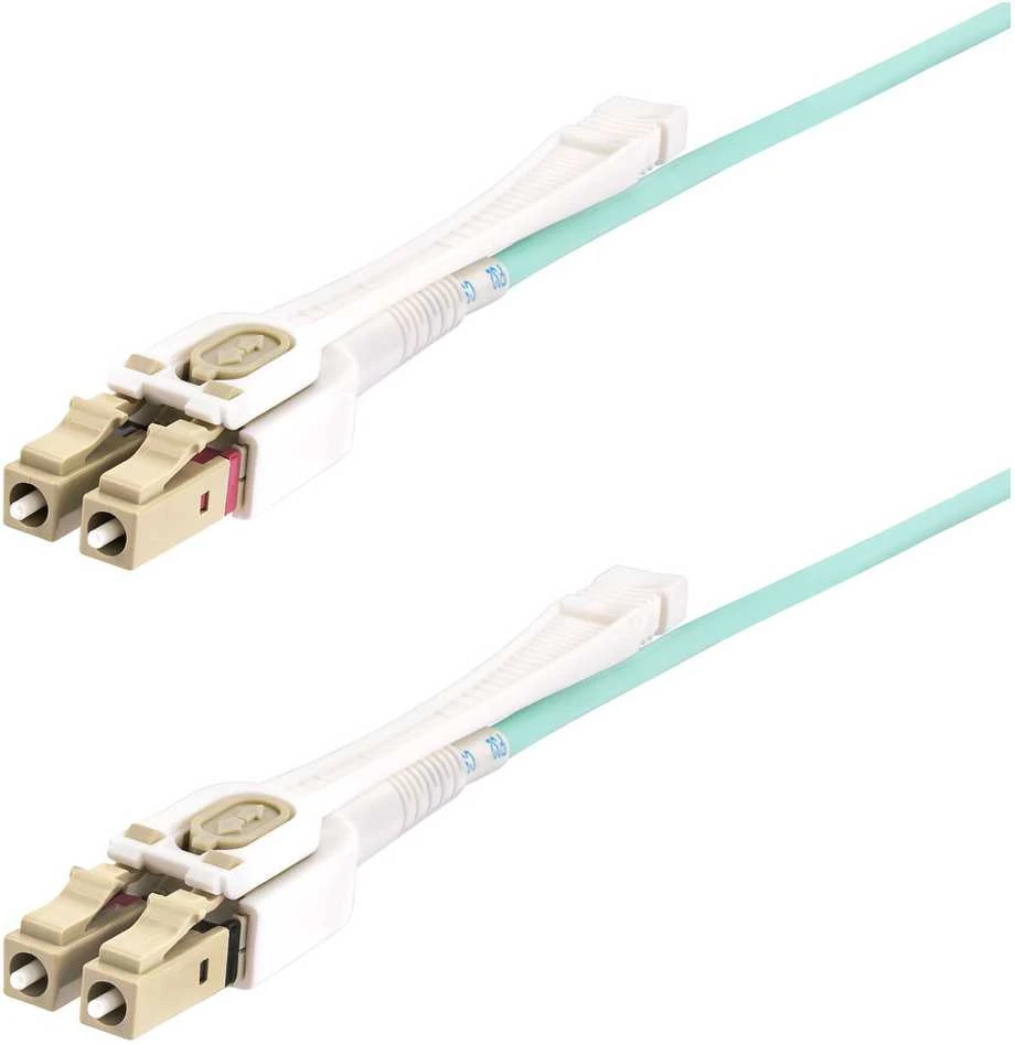 StarTech StarTech 450FBLCLC3PP optinis kabelis 3 m LC LOMM OM4 Aqua spalva