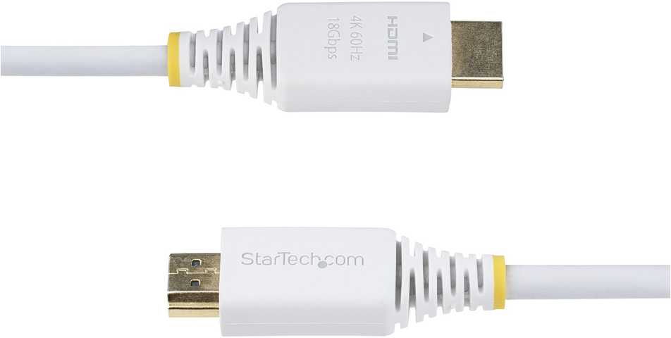 Kabelis StarTech HDMI - HDMI 3m baltas (HDMI2-CABLE-4K60-10W)