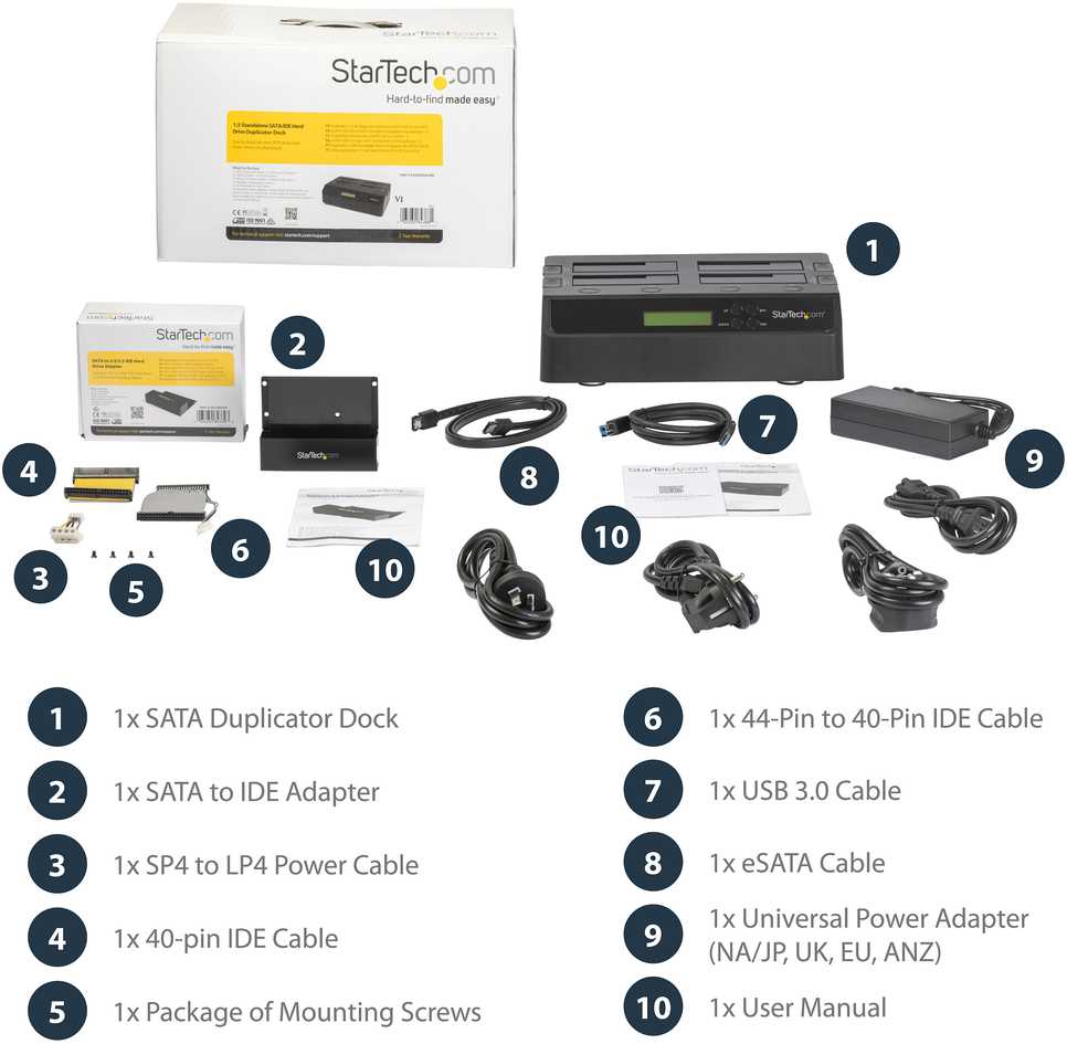 Kietasis diskas Doko stotelė StarTech 2.5''/3.5'' SATA - USB 3.2 Gen 1/eSATA (SATDOCK4U3RE)