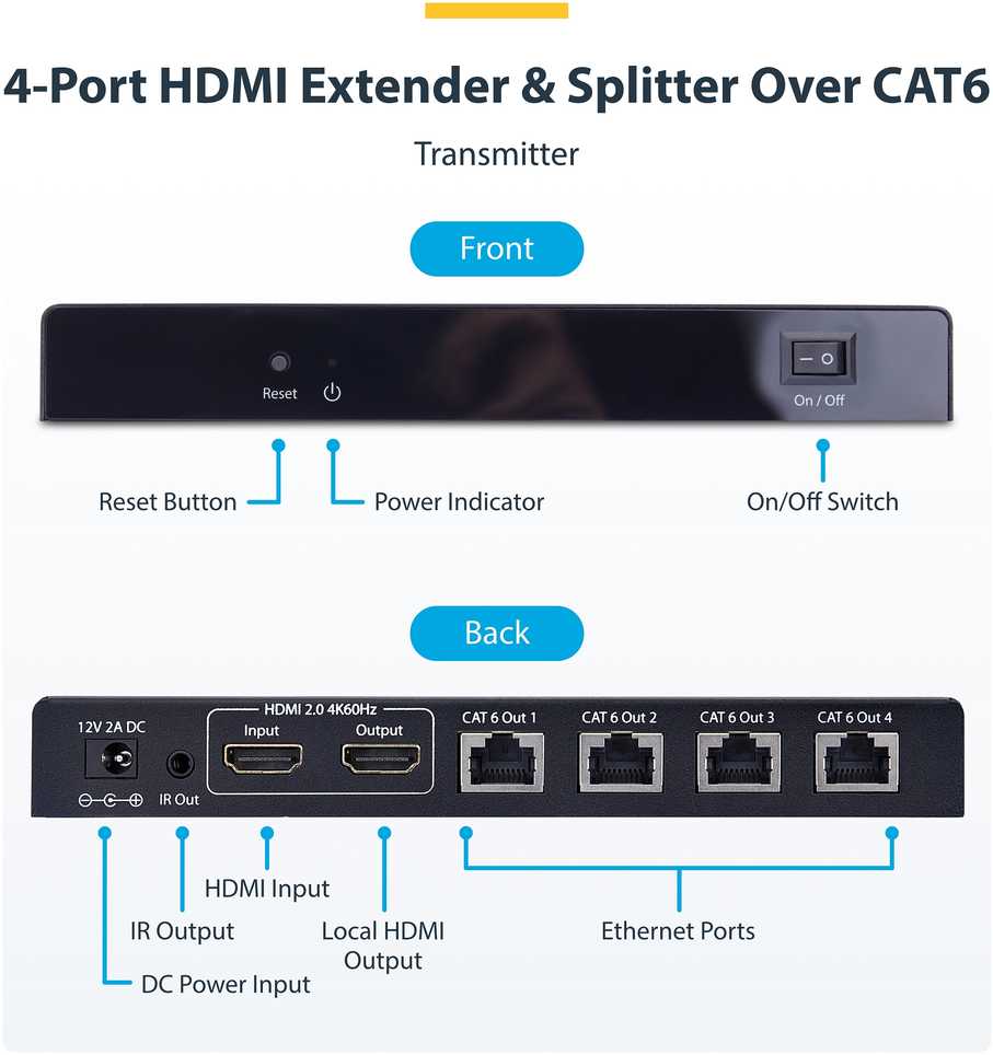 StarTech 4K7014IC-EXTEND-HDMI