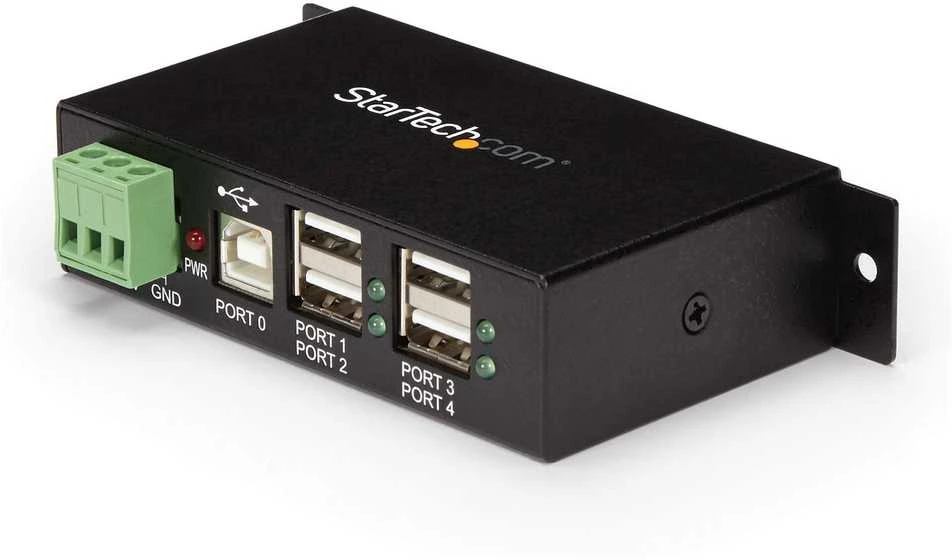 StarTech.com ST4200USBM sąsajos šakotuvas USB 2.0 Type-B 480 Mbit/ai Juoda