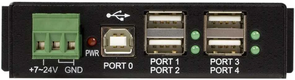 StarTech.com ST4200USBM sąsajos šakotuvas USB 2.0 Type-B 480 Mbit/ai Juoda
