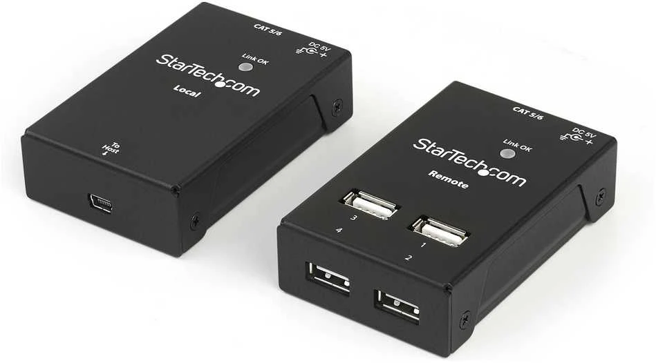 USB adapteris StarTech USB - RJ45 Juodas (USB2004EXTV)