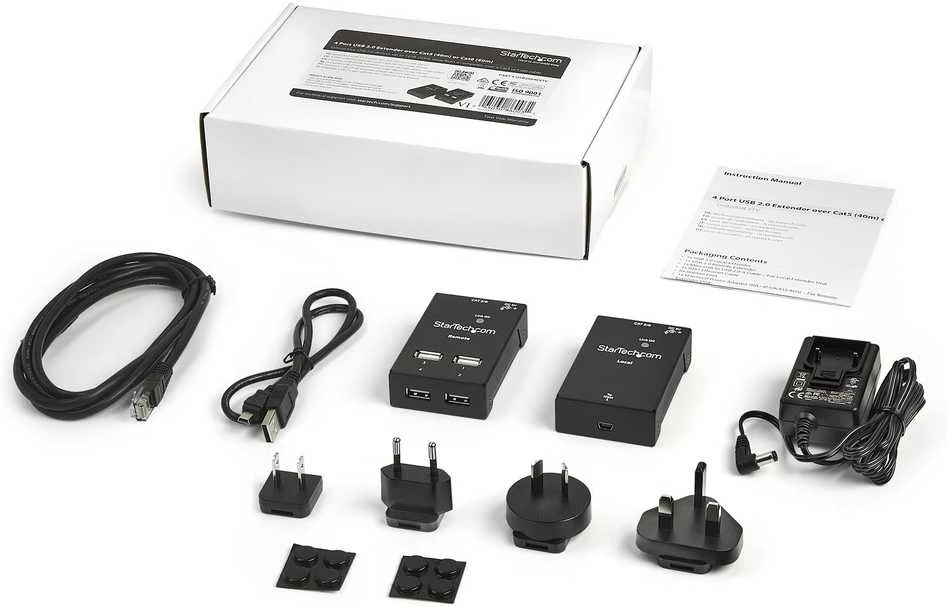 USB adapteris StarTech USB - RJ45 Juodas (USB2004EXTV)