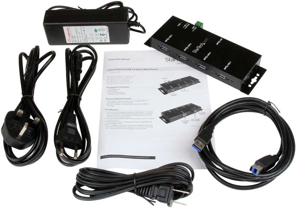 HUB USB StarTech 4x USB-A 3.0 (ST4300USBM)