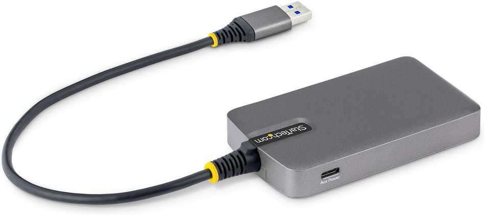 HUB USB StarTech STARTECH.COM 4-Port USB-A Hub 5Gbps Busbetrieben Typ A auf 4x USB-A 3.0 Hub USB-C-įkroviklis Port Mini Reisehub-Verteiler USB Splitter