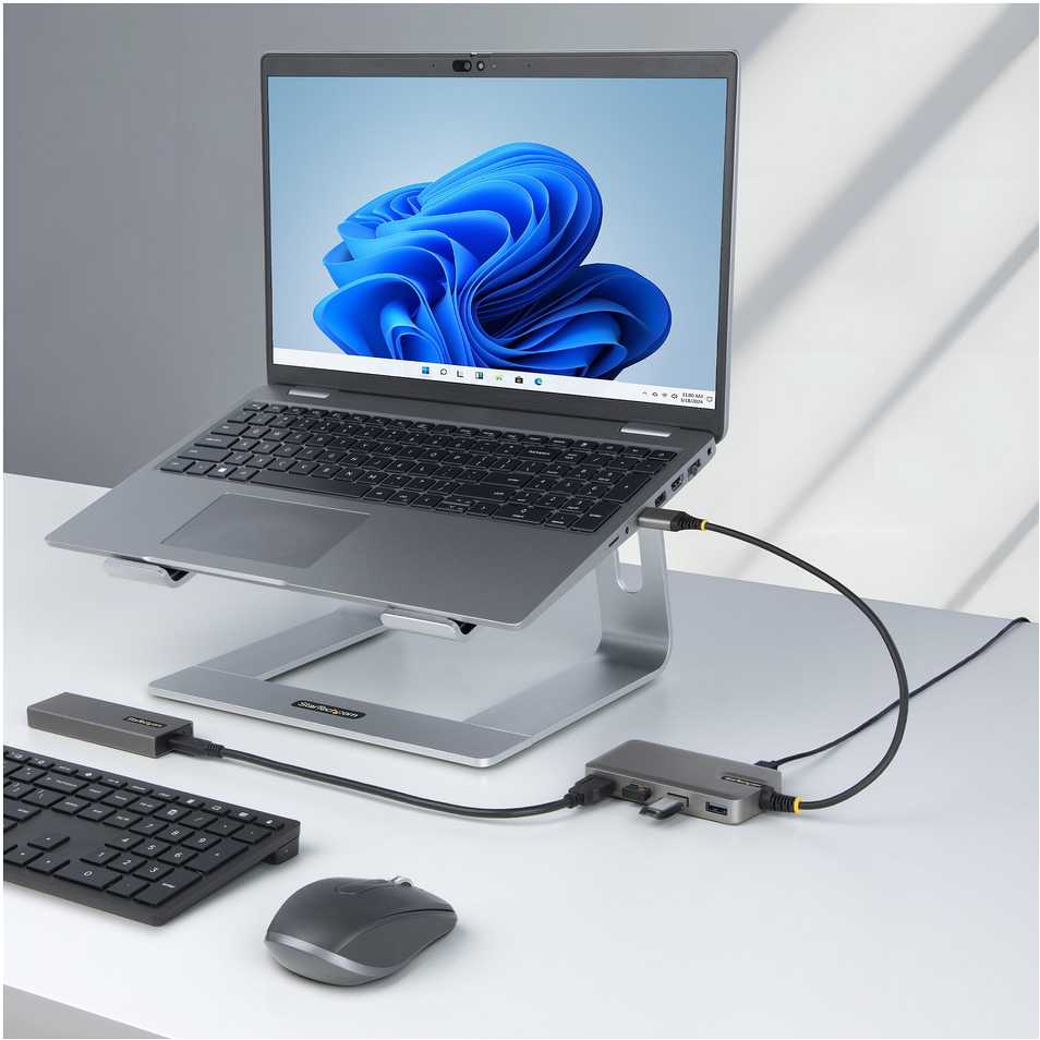 HUB USB StarTech STARTECH.COM 4-Port USB-A Hub 5Gbps Busbetrieben Typ A auf 4x USB-A 3.0 Hub USB-C-įkroviklis Port Mini Reisehub-Verteiler USB Splitter