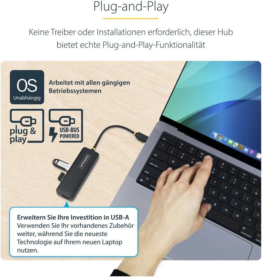 Taisymo rinkinys Startech H5C4A-USB-HUB