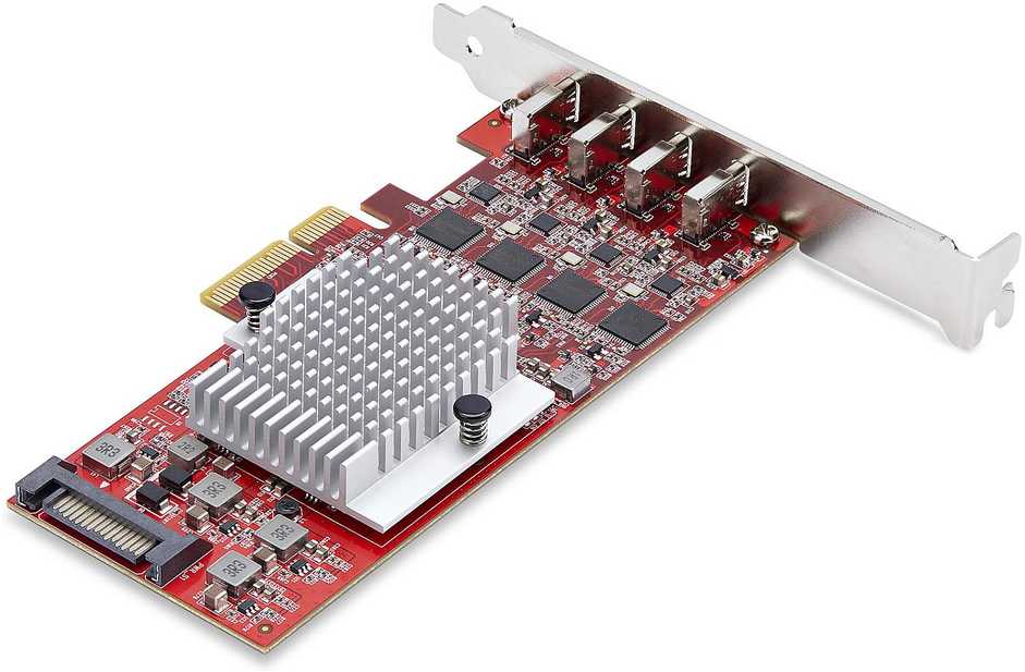 Karta jungiama į tinklą StarTech 4-PORT USB-C 10GB PCIE CARD