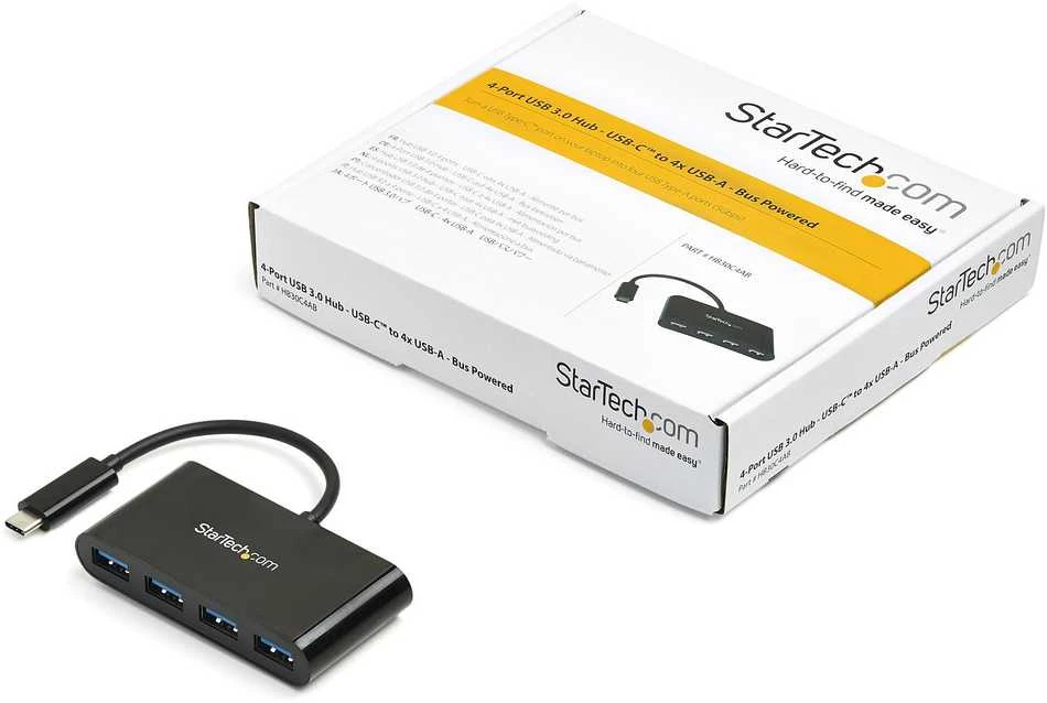 HUB USB StarTech 4x USB-A 3.0 (HB30C4AB)