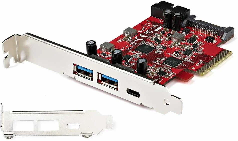 PCI kortelė Startech PEXUSB312A1C1H