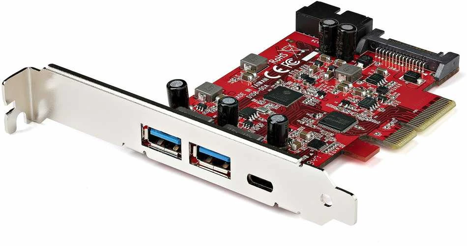 PCI kortelė Startech PEXUSB312A1C1H