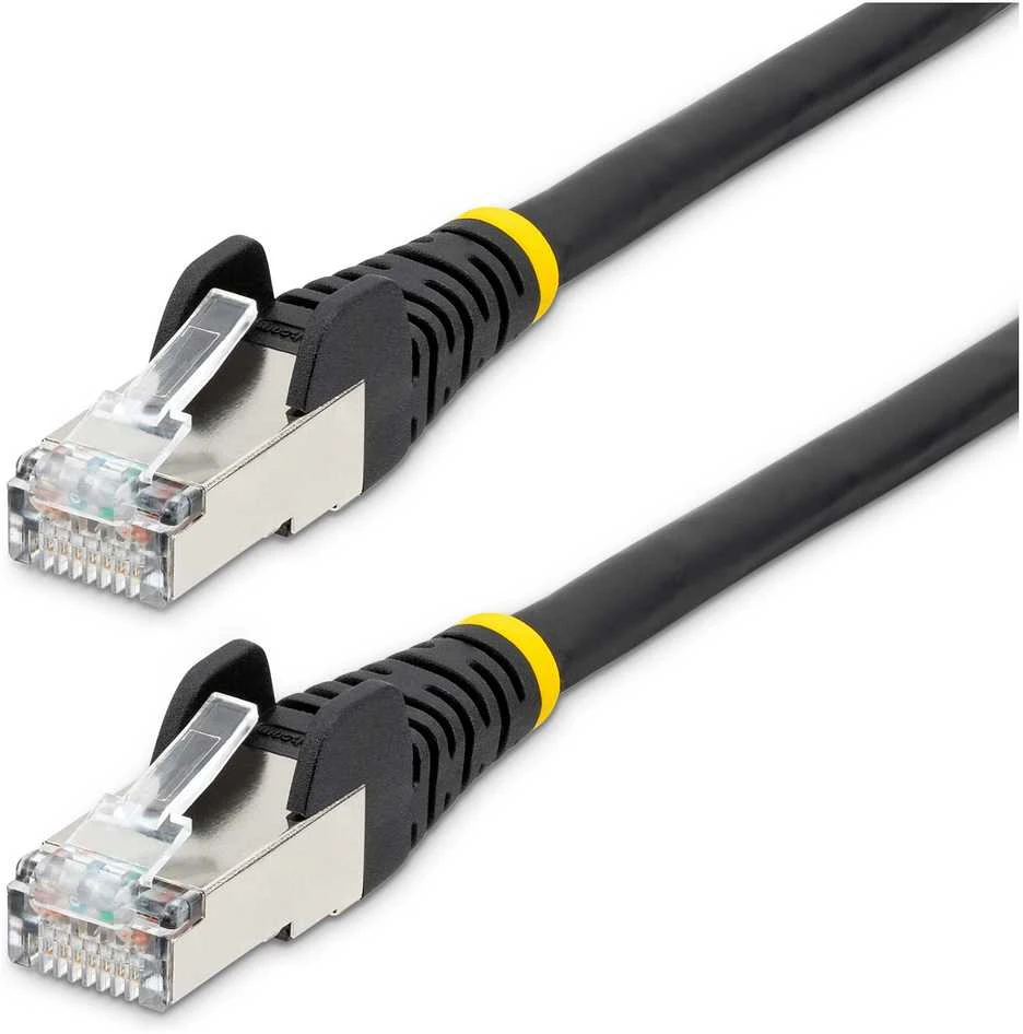 StarTech StarTech.com NLBK-50C-CAT6A-PATCH tinklo kabelis Juodas 0,5 m S/FTP (S-STP)