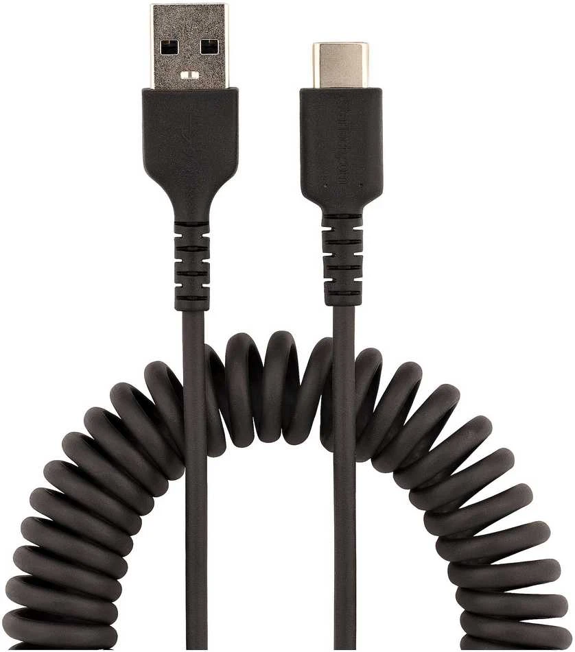 USB kabelis StarTech USB-A - USB-C 0,5 m juodas (R2ACC- 50C- USB- CABLE)