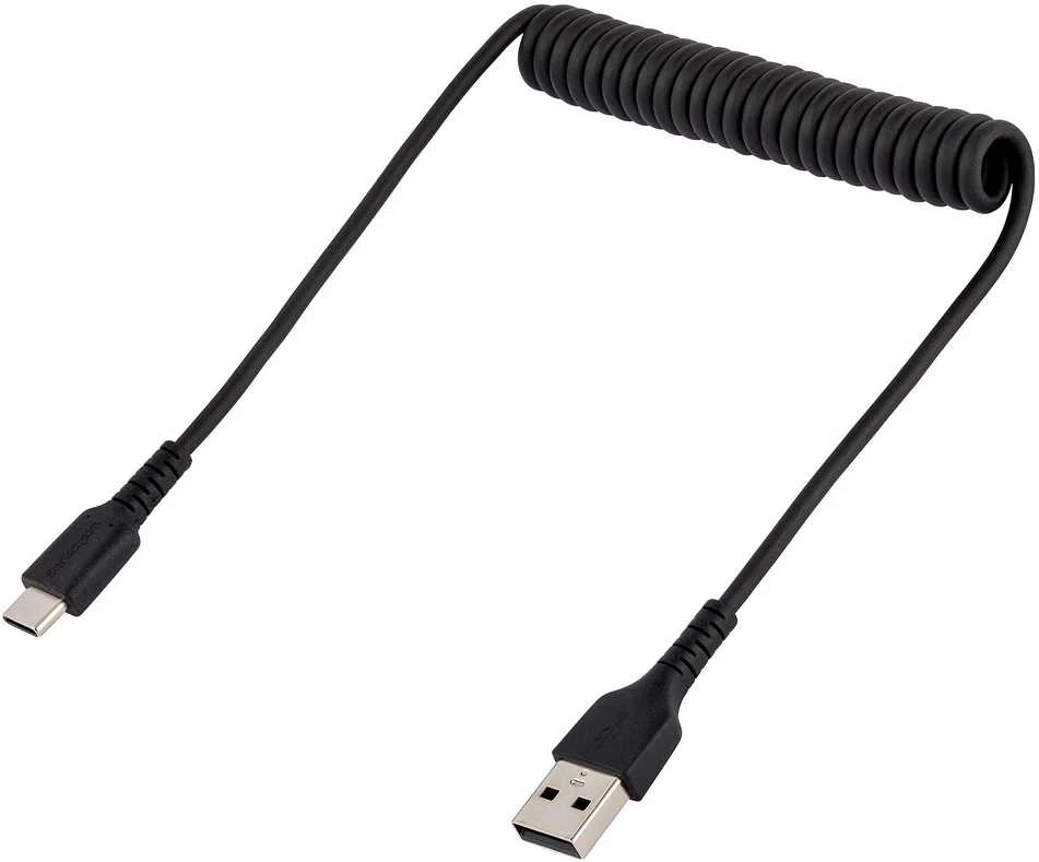 USB kabelis StarTech USB-A - USB-C 0,5 m juodas (R2ACC- 50C- USB- CABLE)