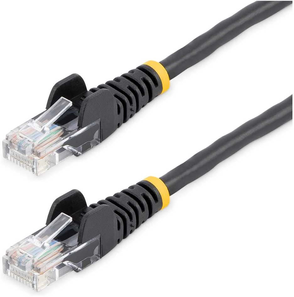 StarTech RJ-45/RJ-45 kat.5e U/UTP Juodas 5m (45PAT5MBK)