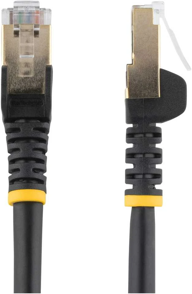 StarTech STARTECH.COM 5 m CAT6a-Ethernet-Kabelis - Juodas - RJ45-Ethernet-Kabelis - Snagless - STP-Kabelis - Kupfer - 10-Gbit Netzwerkkabel