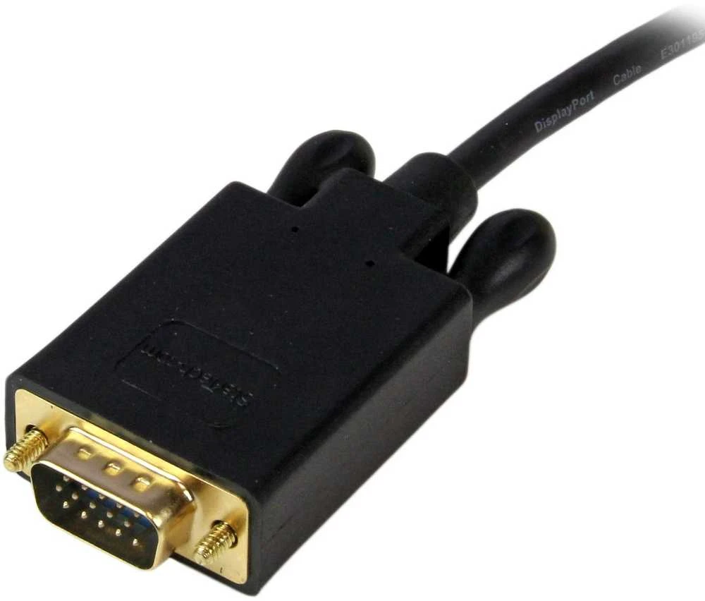 Kabelis StarTech DisplayPort – D-Sub (VGA) 1,8 m juodas (DP2VGAMM6B)