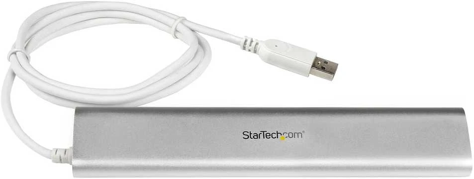 StarTech.com ST73007UA sąsajos šakotuvas USB 3.2 Gen 1 (3.1 Gen 1) Type-A 5000 Mbit/ai Sidabras, Balta