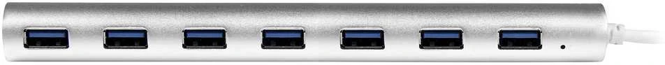 StarTech.com ST73007UA sąsajos šakotuvas USB 3.2 Gen 1 (3.1 Gen 1) Type-A 5000 Mbit/ai Sidabras, Balta