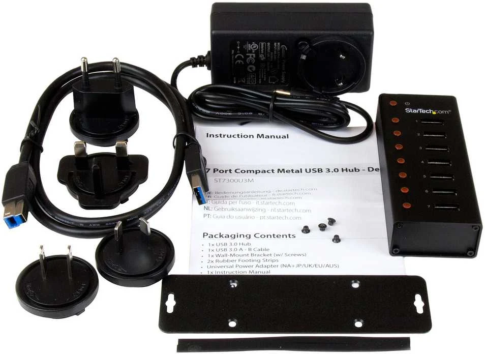 HUB USB StarTech 7x USB-A 3.0 (ST7300U3M)