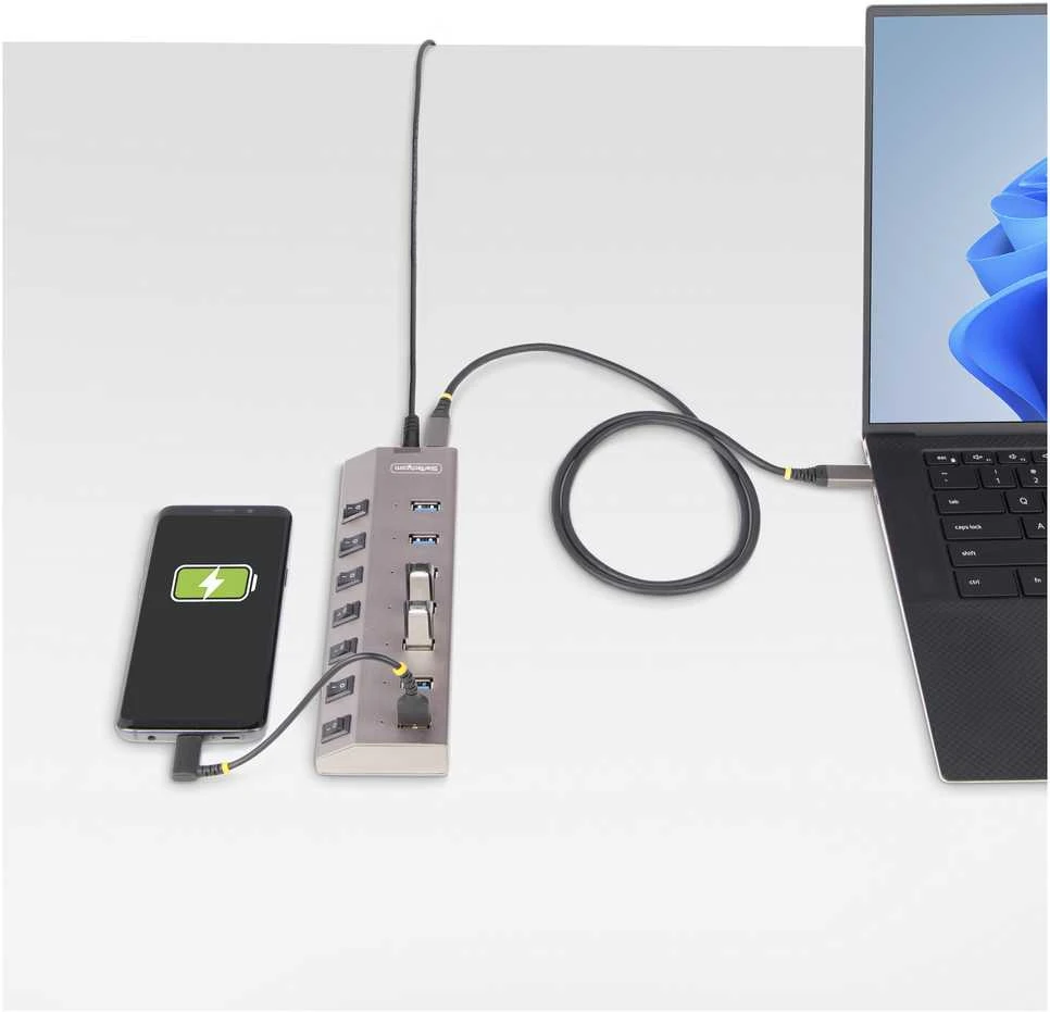 HUB USB StarTech 5G7AIBS 7x USB-A 3.1 Gen1 (5G7AIBS-USB-HUB-EU)
