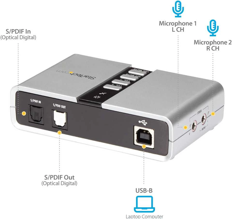 StarTech USB AUDIO ADAPTER SOUND CARD - IN