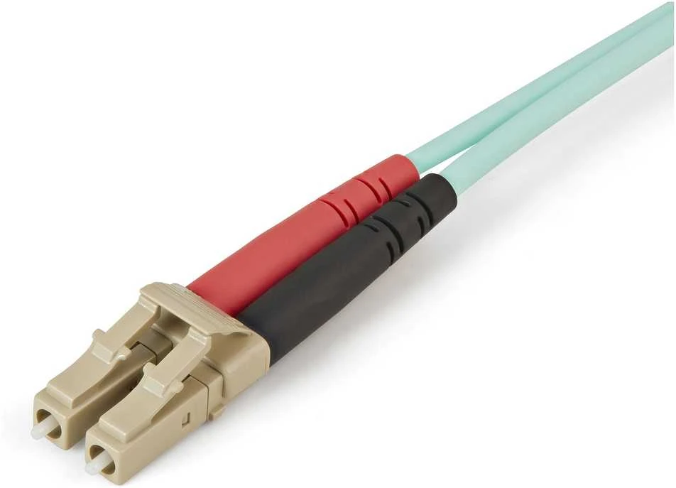 StarTech Kabelis światłowodowy LC/LC OM4 Multimode Duplex 2 m Aqua (450FBLCLC2)