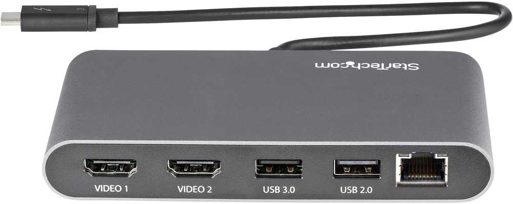 StarTech THUNDERBOLT 3 MINI DOCK/DUAL HDMI 4K