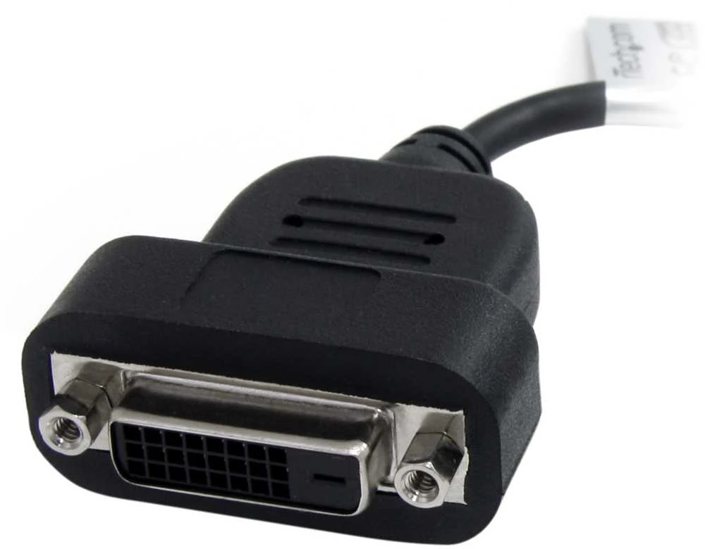 Adapteris AV StarTech DisplayPort - DVI-D juoda (DP2DVIS)