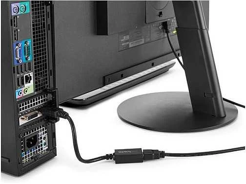 StarTech.com DP2HDMI2 vaizdo kabelio adapteris 0,21 m DisplayPort HDMI Juoda