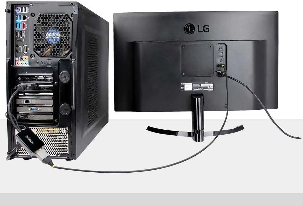DisplayPort - DVI adapteris Startech DVI2DP2 Juoda