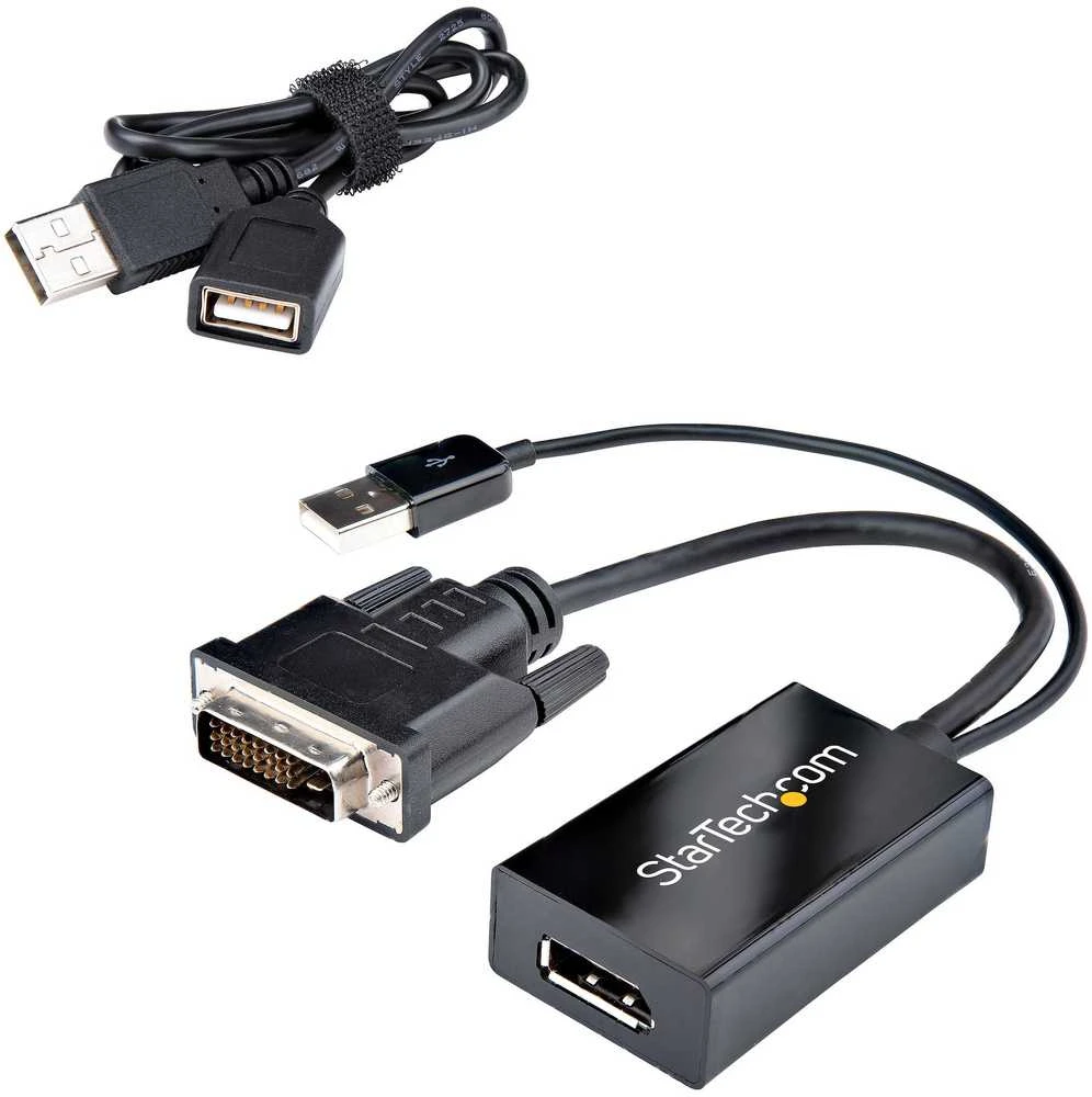 DisplayPort - DVI adapteris Startech DVI2DP2 Juoda