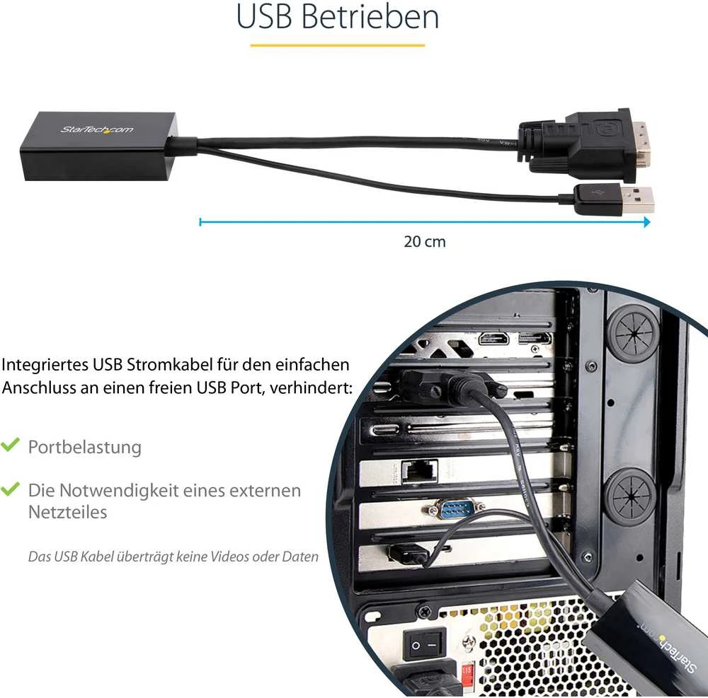 DisplayPort - DVI adapteris Startech DVI2DP2 Juoda