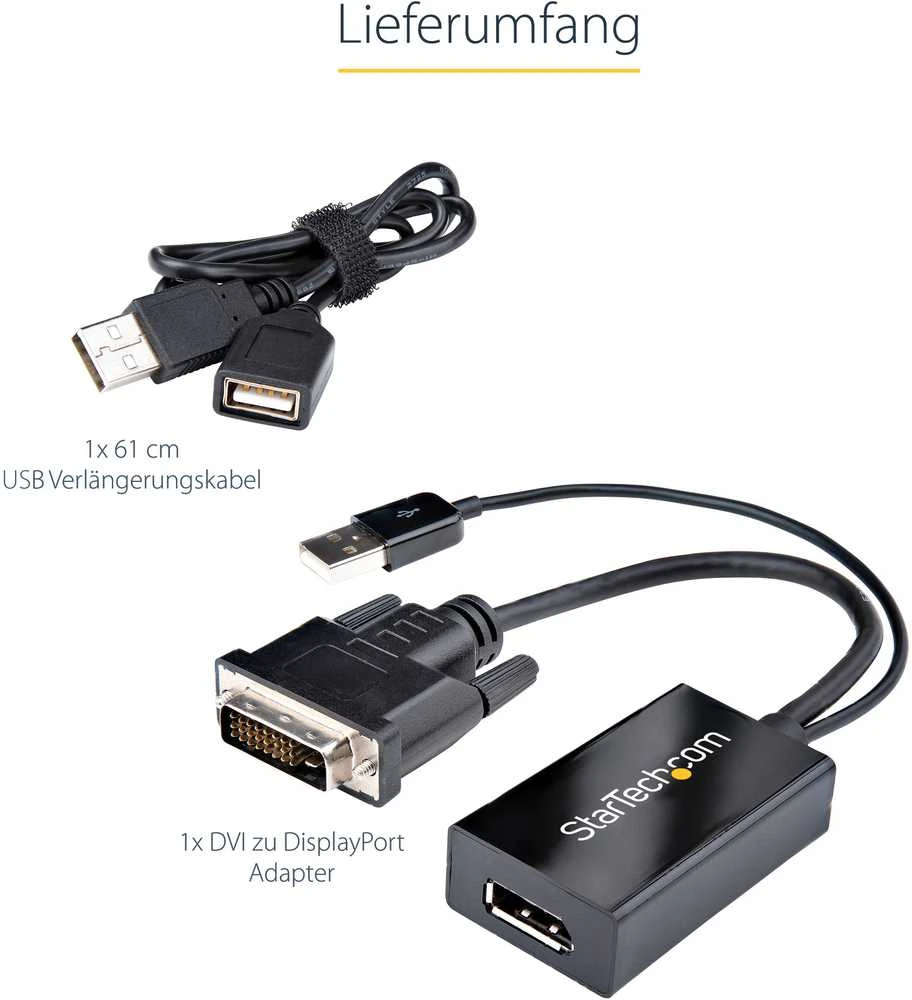 DisplayPort - DVI adapteris Startech DVI2DP2 Juoda