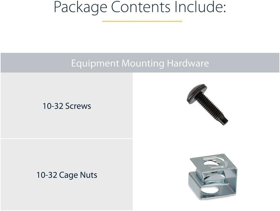 Startech Components Serverio stelažo gylio adapterio rinkinys – 1U