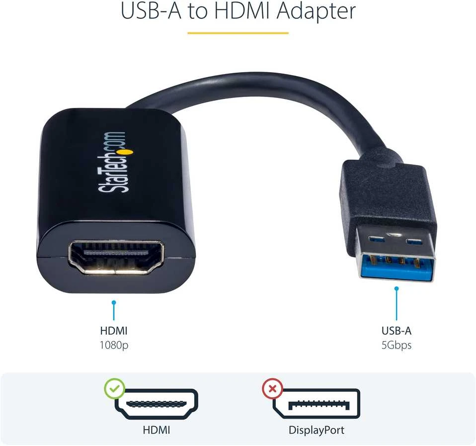 USB 3.0 į HDMI adapteris Startech USB32HDES
