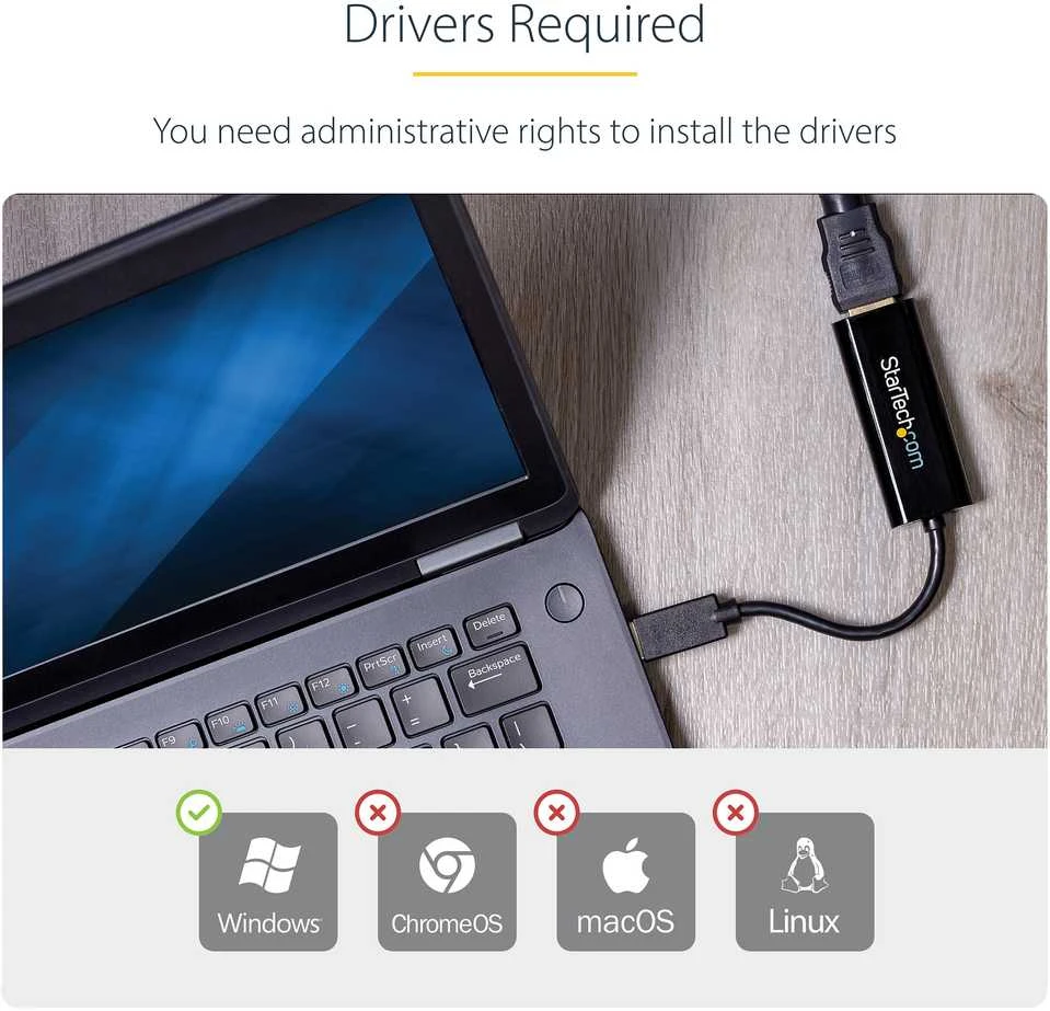 USB 3.0 į HDMI adapteris Startech USB32HDES