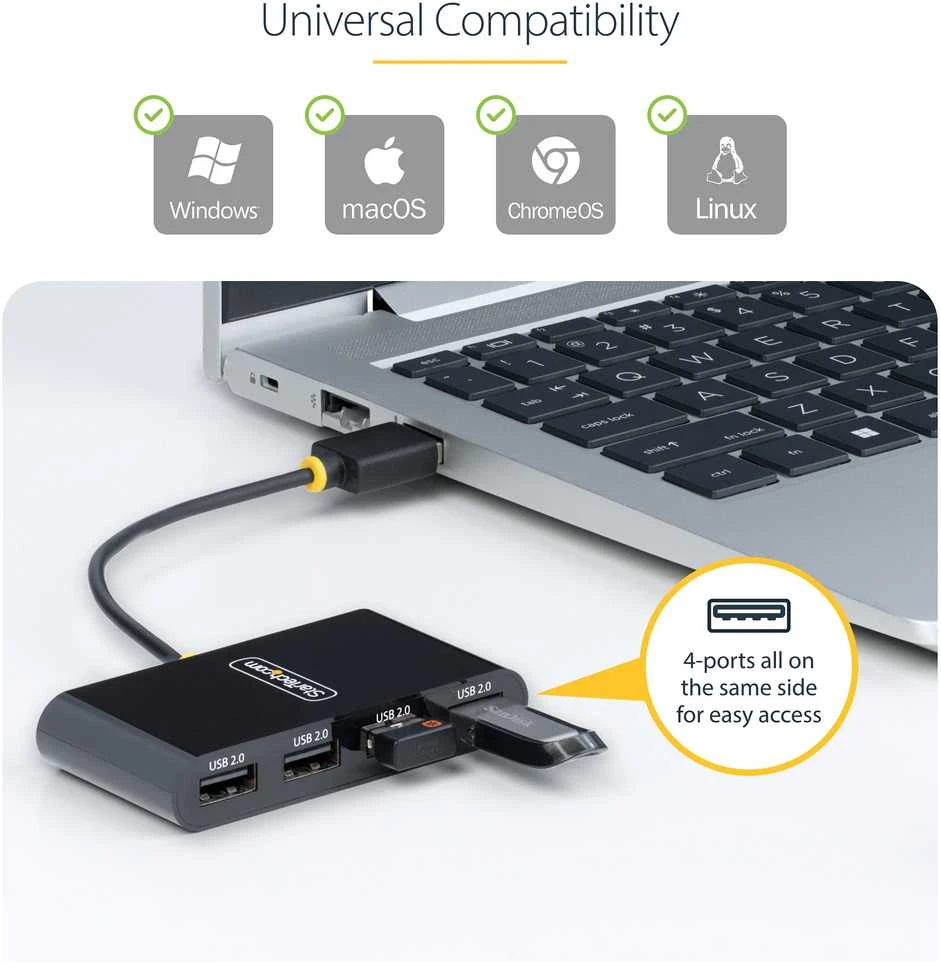 StarTech ST4200MINI2-USB-HUB/4-PORT USB 2.0 HUB COMPACT