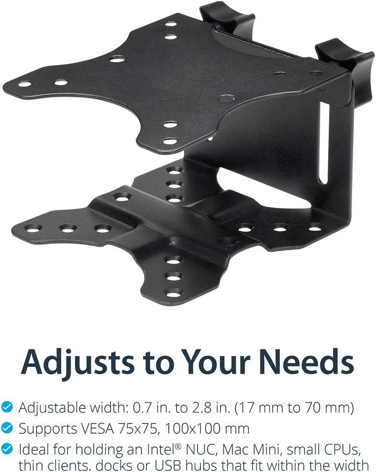 Kompiuterio turėtojas StarTech mini kompiuterio monitoriaus laikiklis (ACCSMNT)