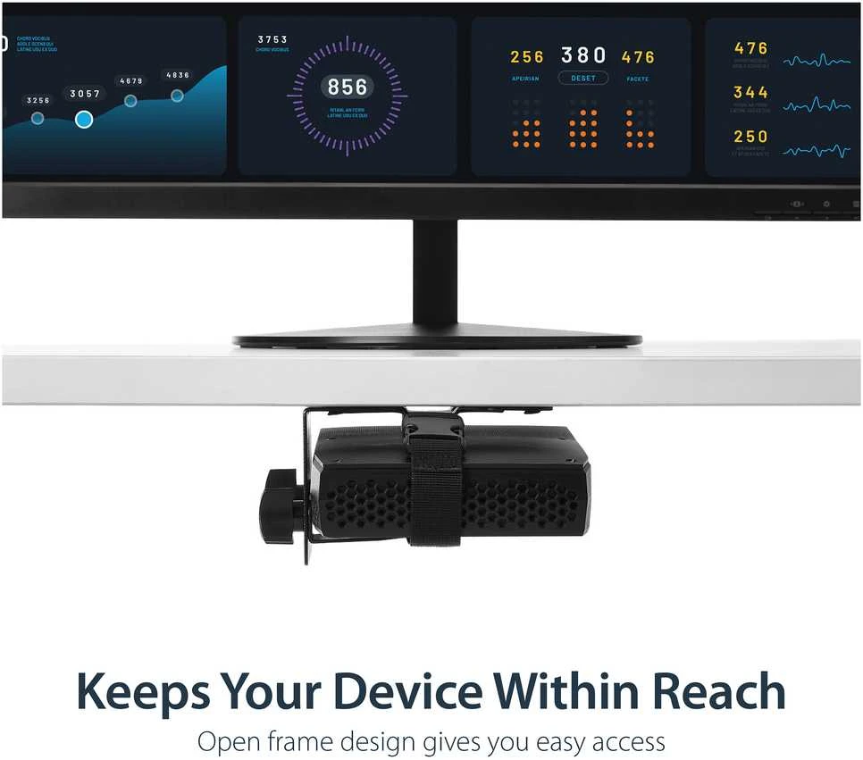 Kompiuterio turėtojas StarTech mini kompiuterio monitoriaus laikiklis (ACCSMNT)