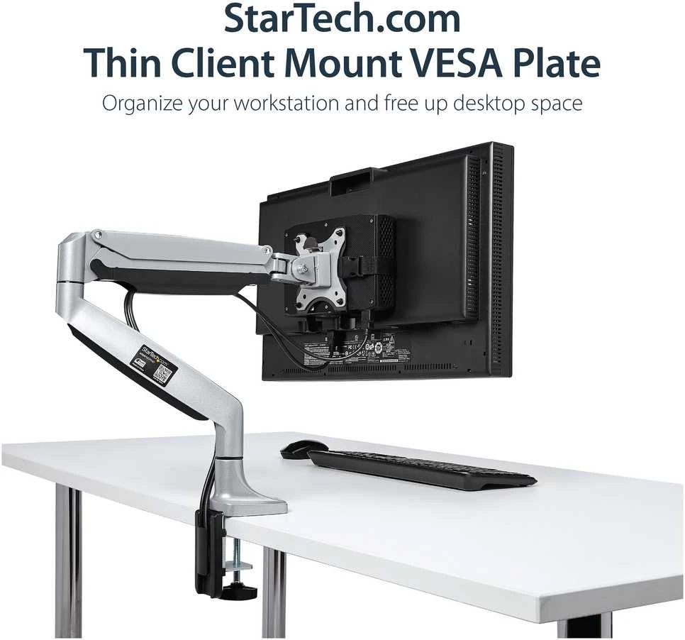 Kompiuterio turėtojas StarTech mini kompiuterio monitoriaus laikiklis (ACCSMNT)