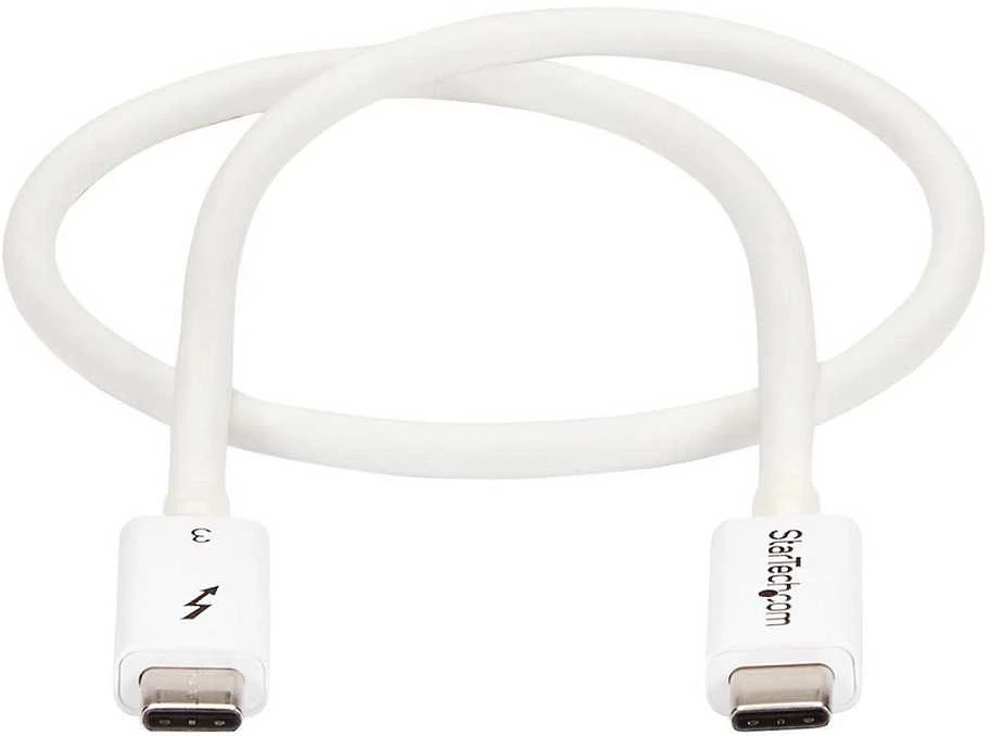 USB kabelis StarTech USB-C – USB-C 0,5 m baltas (TBLT34MM50CW)