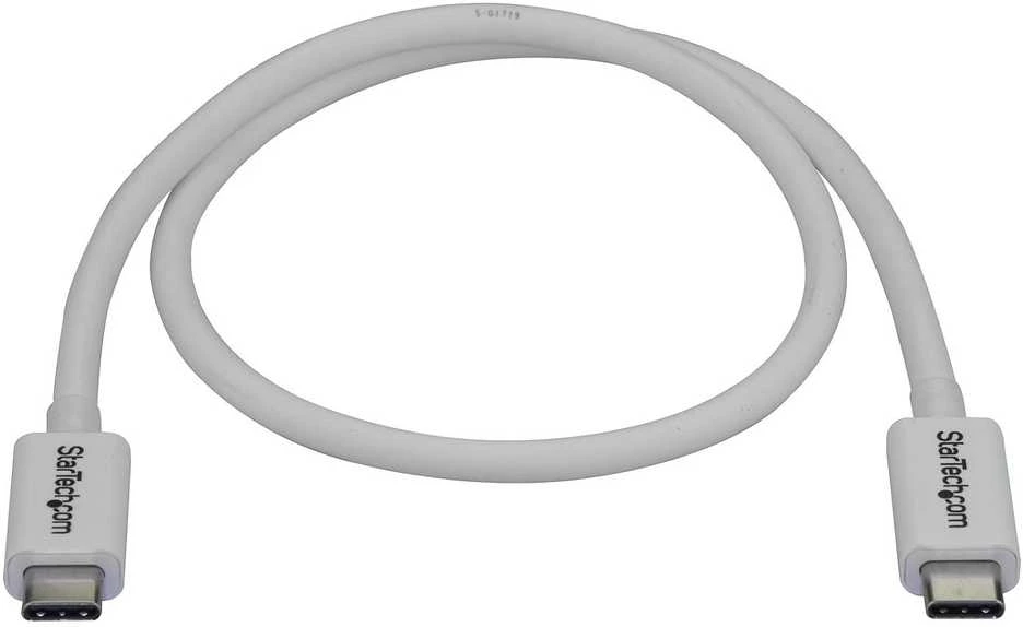 USB kabelis StarTech USB-C – USB-C 0,5 m baltas (TBLT34MM50CW)