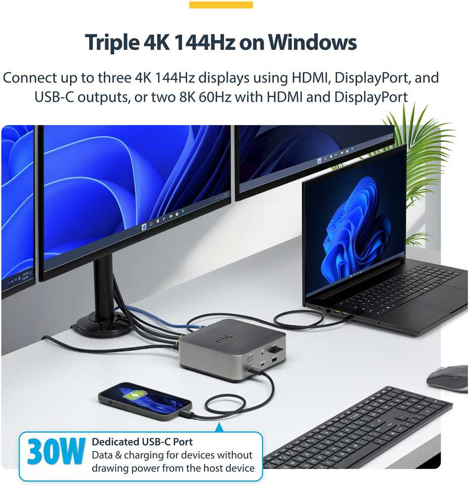 Stacja/replikator StarTech Thunderbolt 5 (215UE-TB5USB4DOCK)